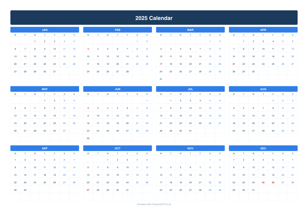 2025 calendar with Irish public holidays