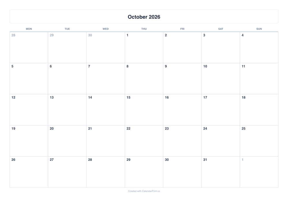 Minimalist Calendar preview