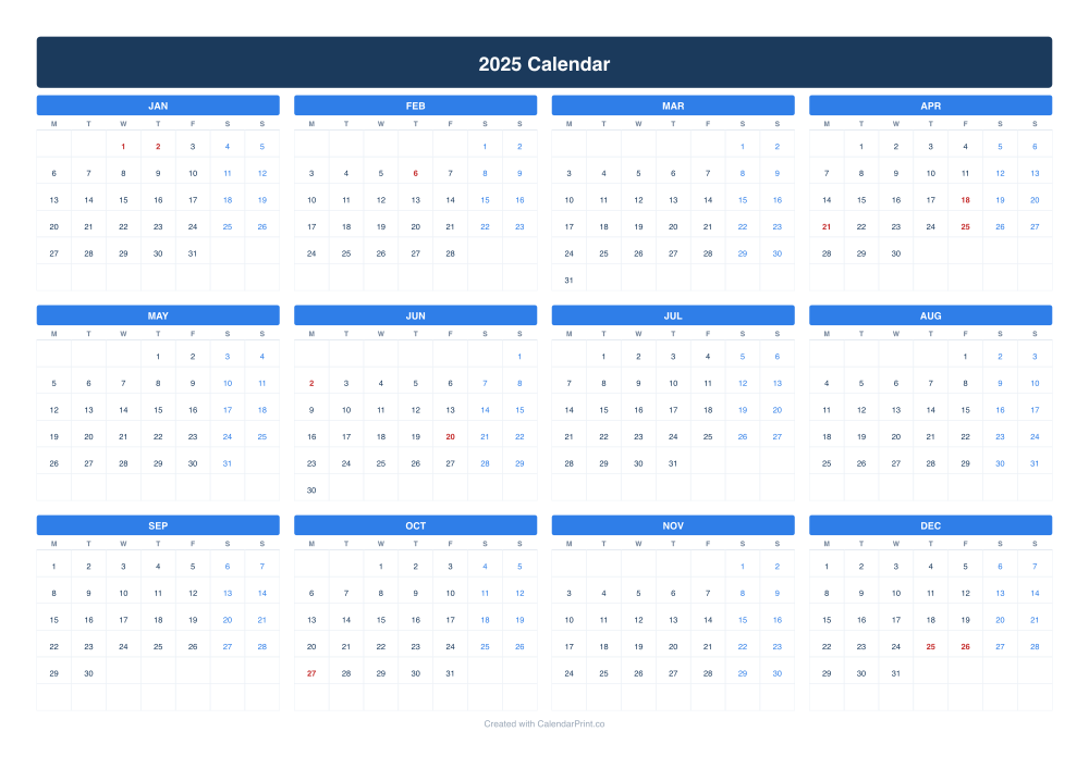 2025 calendar with New Zealand public holidays