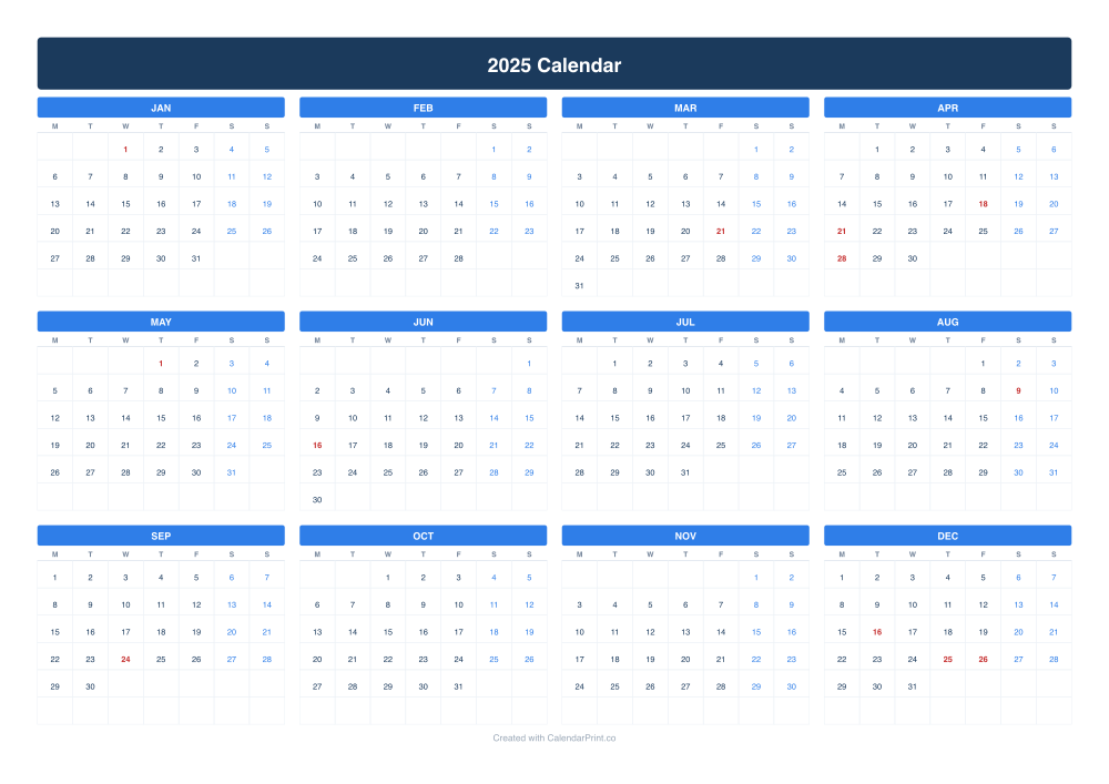 2025 calendar with South African public holidays